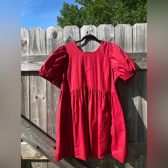 English Factory Dresses & Skirts - The English Factory Red Cotton Dress